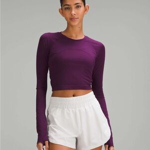 Lululemon Swiftly Tech Cropped Long-Sleeve Shirt 2.0